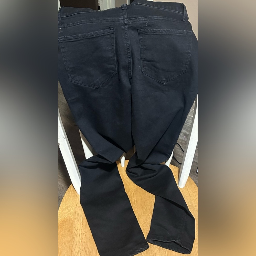 Mudd Flx Stretch black distressed with holes Jegging pants